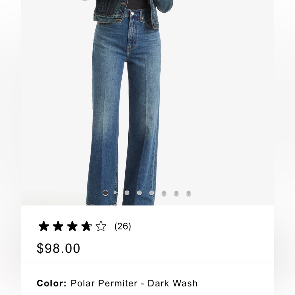 Levis Ribcage Wide leg
